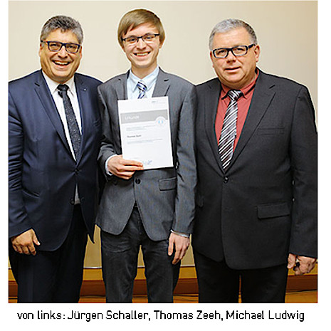 Carl Macher - This year's best apprentice in Bavaria